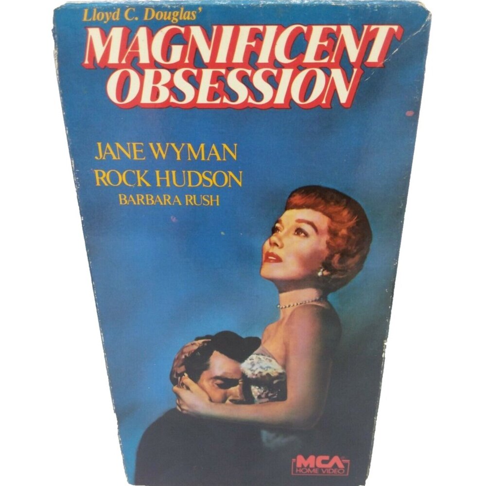 Magnificent Obsession VHS Jane Wyman Rock Hudson Barbara Rush 1992